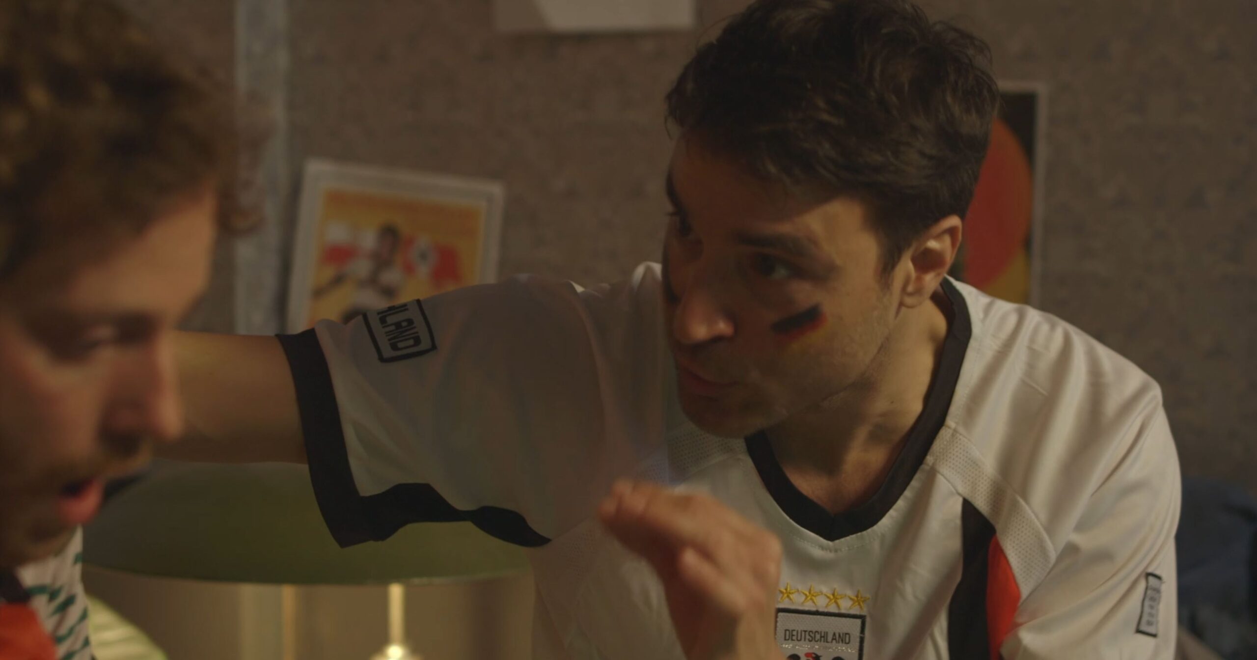 The Talisman, With Marius Bohem, Zeliko Marovic, Comedy short film about how to make your football team win Written and Directed by me, Pietro Venier Starring: Marius Bohem, Zeliko Marovic 1st Assistant Director: Nikos Mpoukias Director of Photography: Ilana Diamant Sound: Moin Bin Umair Gaffer: Sophie Wilkinson Script Supervisor: Hiram Harrington